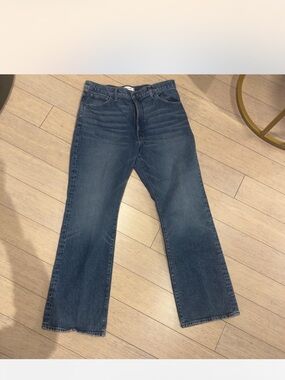 Madewell Women’s  Blue Denim Jeans - Relaxed  Boot Leg